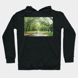 Live Oaks And Spanish Moss Wormsloe State Hoodie